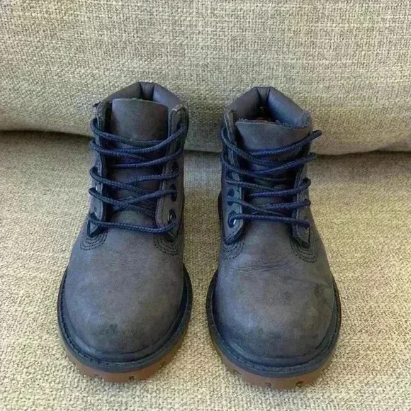 Timberland | Kids/Baby blue leather boots size US  7 - Picture 1 of 4